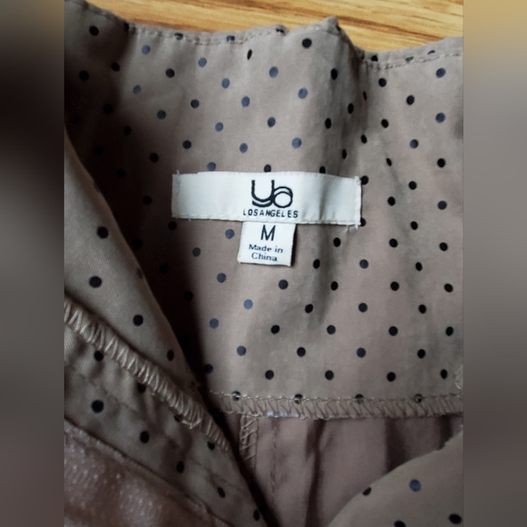 Ya Los Angeles High Waist Flare Polkadot Shorts - Picture 4 of 4